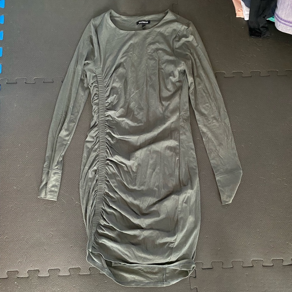 Last chance.  Express green dress, S